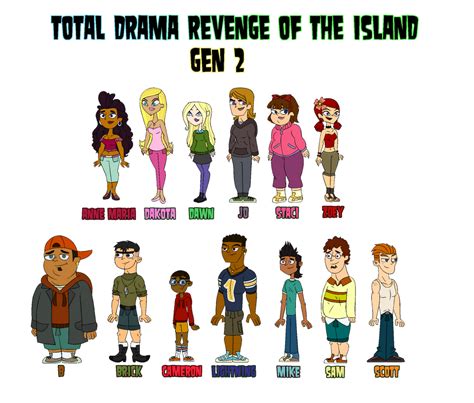 total drama season 2 characters